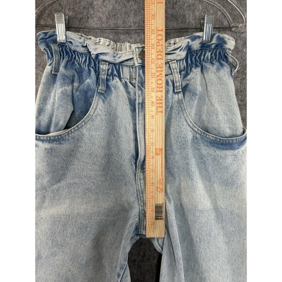 Vintage Gitano Express Jeans Women’s Size 9 Baggy Mom 80s Paper Bag Waist - Picture 6 of 9